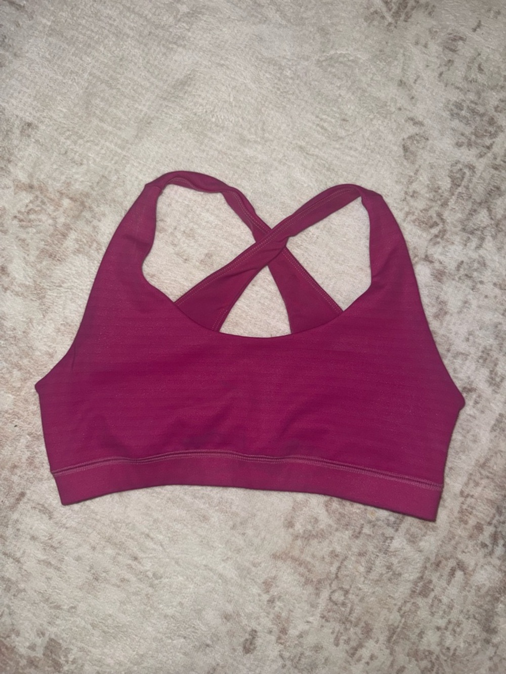 IVL Collective Women’s Cross-Back Sports Bra in Berry Pink